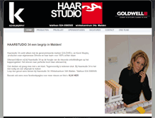 Tablet Screenshot of haarstudio34.nl